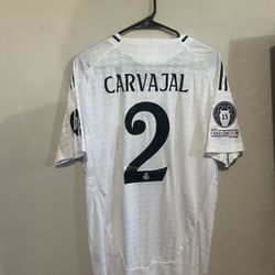 Real Madrid 2024-25 Home Carvajal Jersey Medium 
