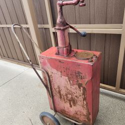 Vintage Oil Pump Antique 