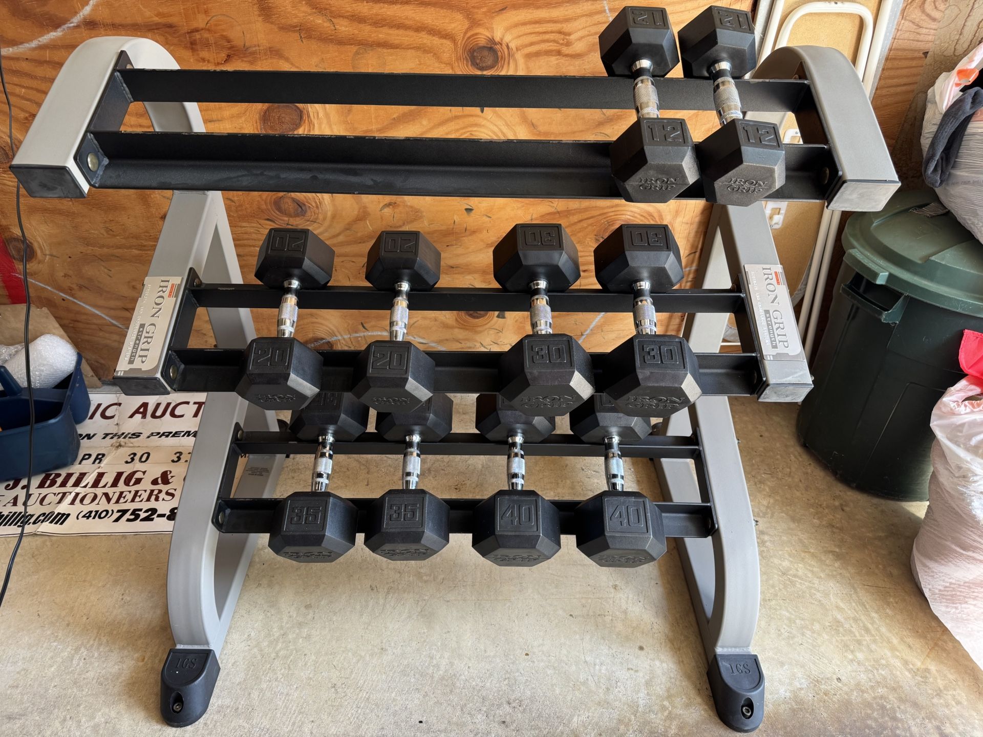 Dumbbells And Rack - Great Price