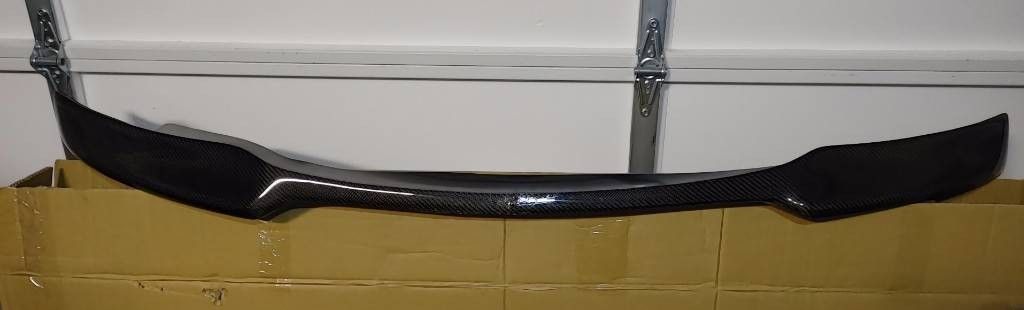 V Style Carbon Front Lip For 2005-2011 BMW E90 E91 E92 E93 GoodGo M3 Replica