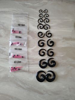 Gauges for stretching ears