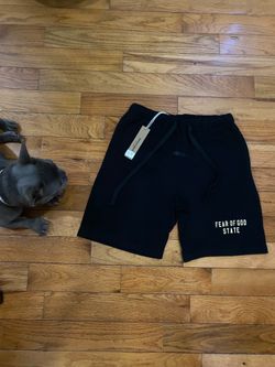Fear of God Essentials State Shorts Black Size M