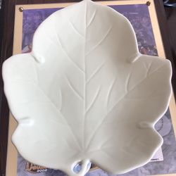 Leaves Plates green /light Blue 14 plates (6 Little+8 Large)