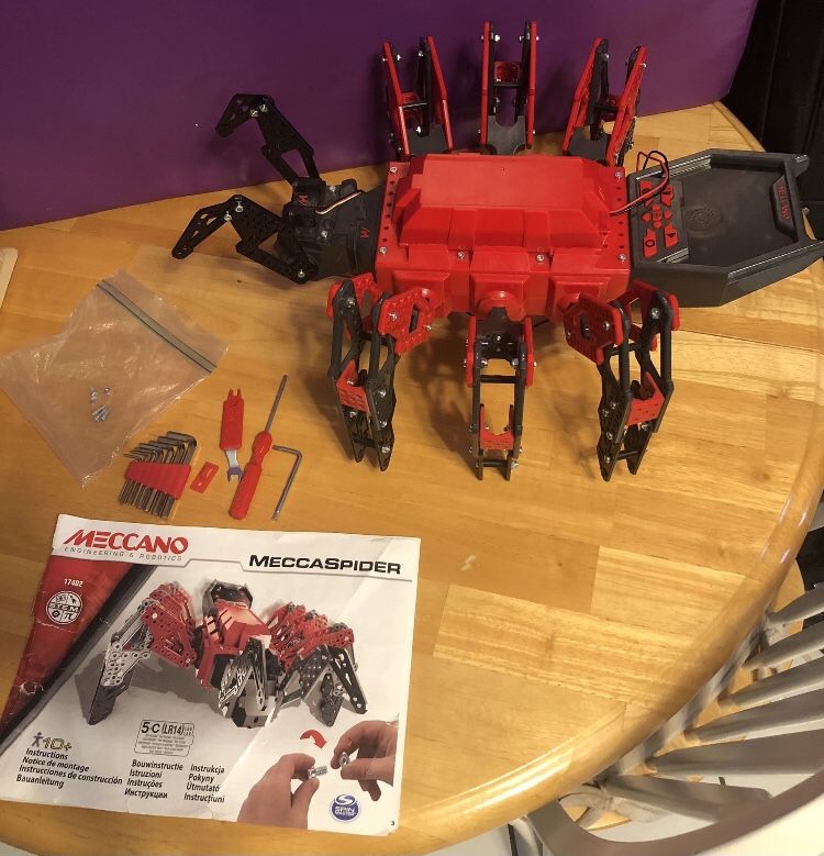 Meccano Meccaspider Bluetooth Controlled