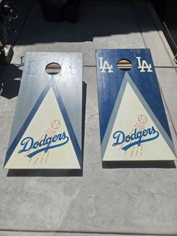 Dodgers Cornhole (Used)