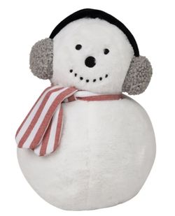 Snowman Holiday Pillow 