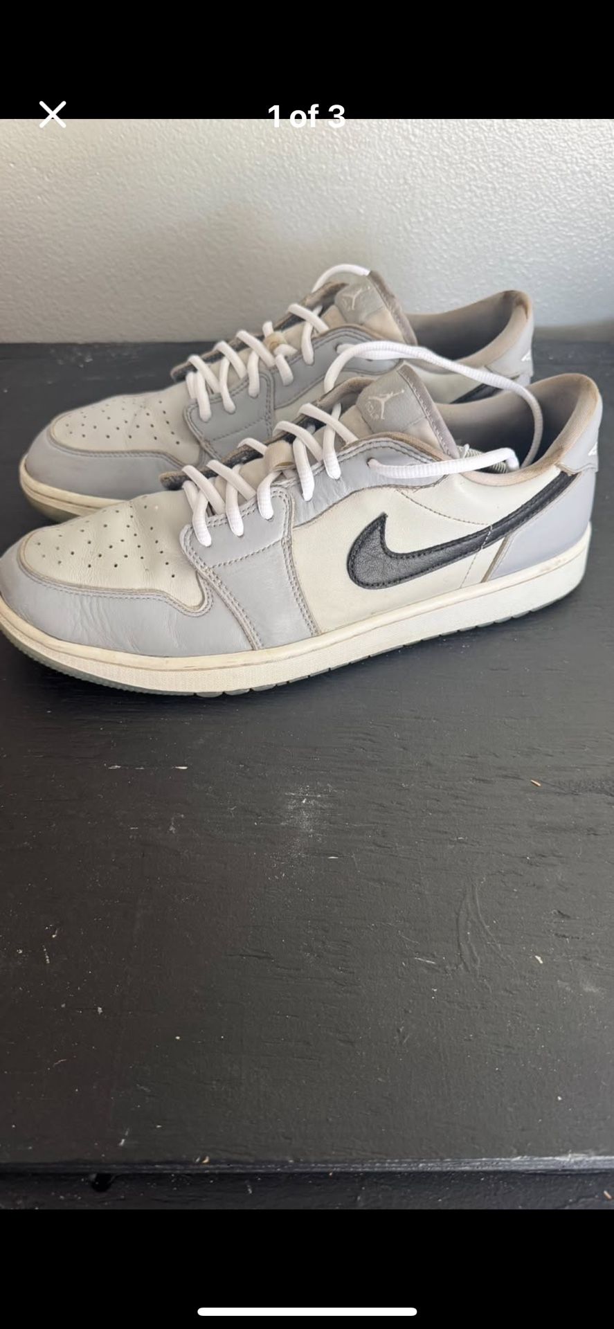 Jordan 1 Low Grey Wolf