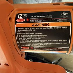 Rigid 12 inch miter saw