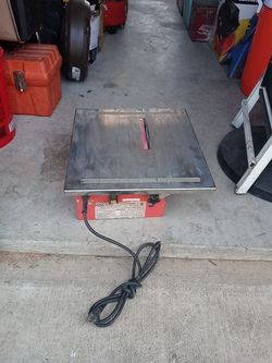 Chicago Electric power tile saw benchtop