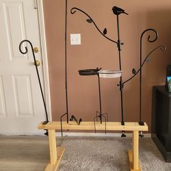 Garden Kit Set Of 5 Hooks Bird Feeder Pole Hanger Weddings Décor Flowers Hook Hummingbird Feeder