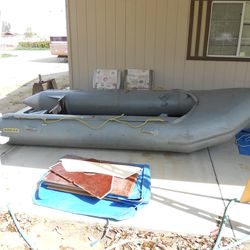 Zodiac inflatable boat with 15 hp motor