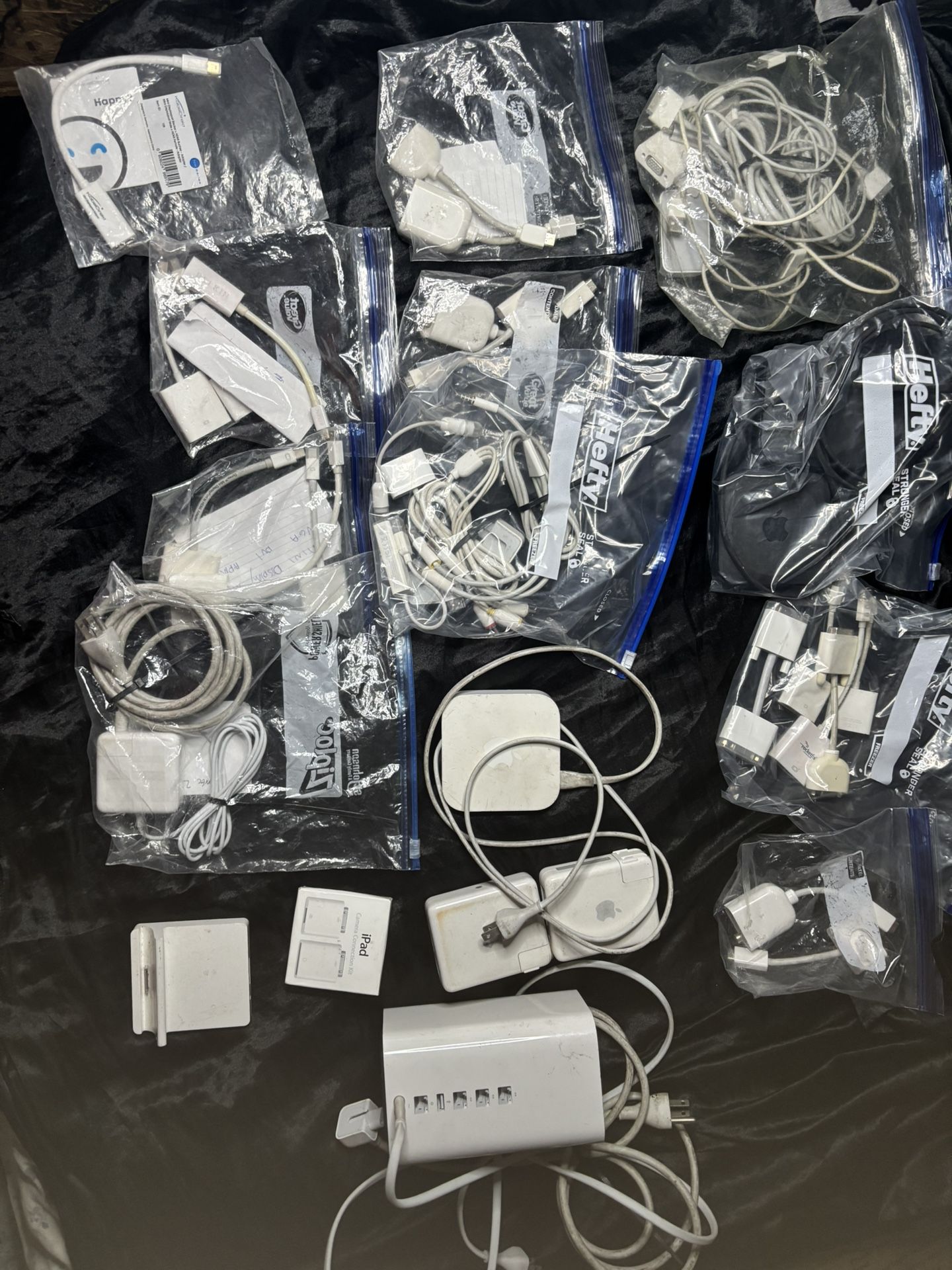 Mix Apple/ Mac Cords, Connections, Modems, Etc.