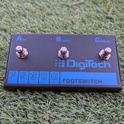 Vintage DigiTech FS300 3-Button Footswitch | Heavy-Duty Metal Chassis