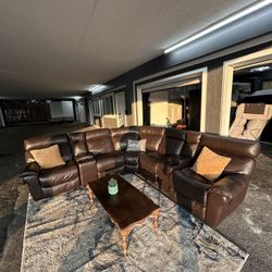 Modular Reclining Sectional Sofa/ Couch