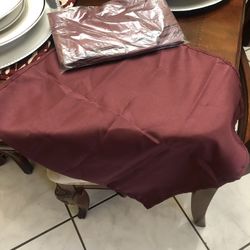 Burgundy Napkins Cloth