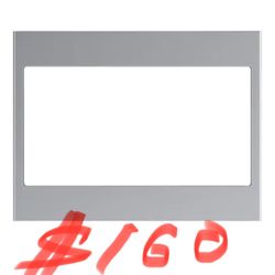 Bosch - 27" Microwave Trim Kit for HMB30155UC - Stainless steel 20 1 viw） 凸