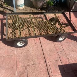 Mesh Deck Steel Wagon