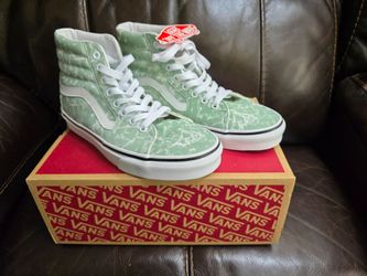 Vans Sk8-Hi Washes Celadon Green/True White – Women’s 8 Men’s 6.5 – NWT