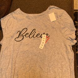 Believe T Shirt Size XL