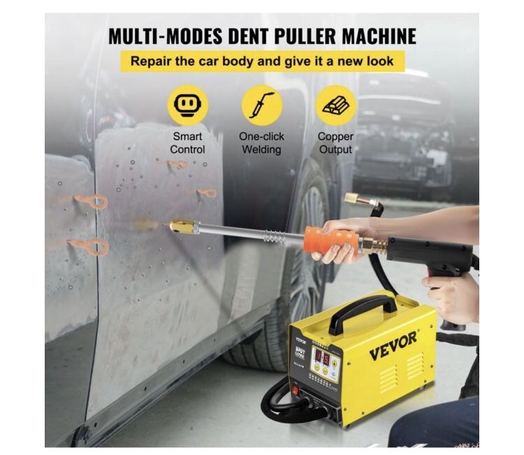 Spot Welder Dent Puller, 3000W Stud Welder Dent Repair Kit, 7 Models Spot Welding Machine