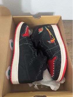 Jordan Air Jordan 1 Mid SE Undefeated SiEMPRE Familia Black/Red DN4904-001