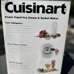 Cuisinart, Ice Cream Maker