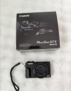 Canon g7x mark III Camera