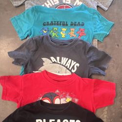 Youth Bundle 4T Short Sleeved Shirts x15