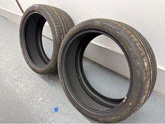 2 tires 285/35/22 Continental
