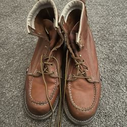 THOROGOOD MEN'S 6" AMERICAN HERITAGE USA WEDGE SOLE WORK BOOTS - SOFT TOE