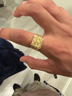 10k gold nugget ring