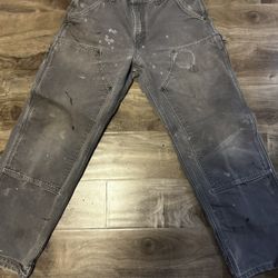 Grey Carhartt Double Knees