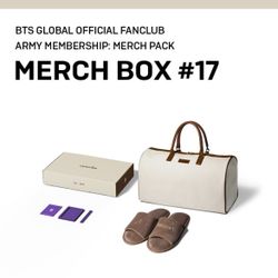 BTS merch Box #17
