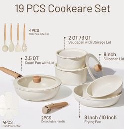 Carote 19-Piece Cookware Set