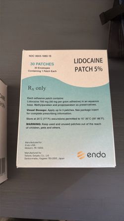 Lidocaine patch