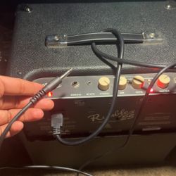 Rumble 25 amp For Electric Or Bass Guitar 