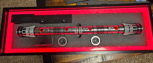 Darth maul light saber limited edition with autograph