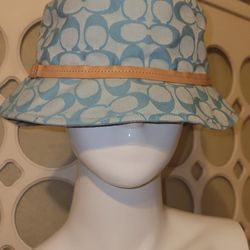 Signature Coach Bucket Hat Blue Small