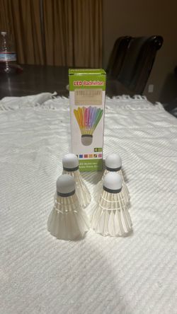 5-pieces Brandnew LED badminton budies