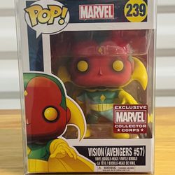 VISION (AVENGERS EXCLUSIVE MARVEL COLLECTORS CORPS) FUNKO POP
