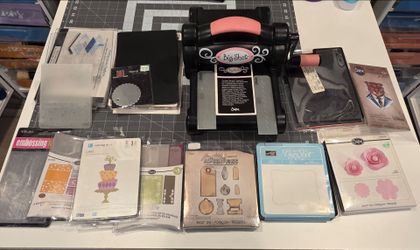 Big Shot Die Cutter with dies and embossing folders