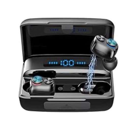 New! Wireless Earbuds, JKSWT 5.0 Bluetooth Earphones with Super Charging