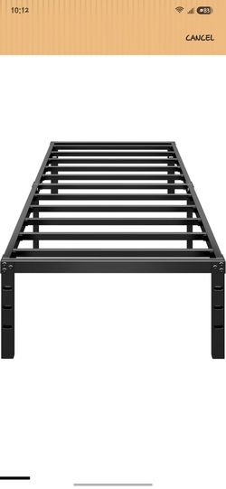 Metal bed frame twin size