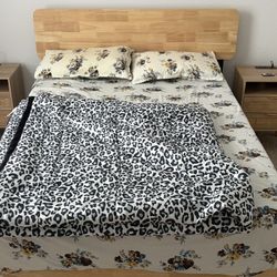Full Size Bed And Bed Frame