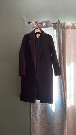 Women long Black Coat