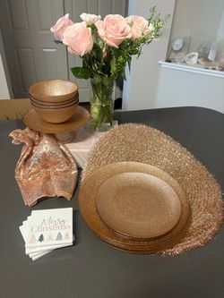 Rose Gold Dining Collection