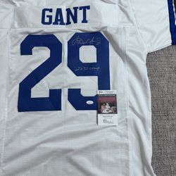 Kenneth Gant Signed Autograph Custom Jersey - JSA Coa - Dallas Cowboys