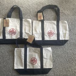 Traders Joes  Tote Bag Navy Blue 