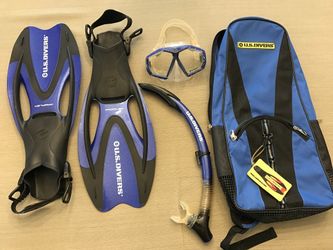 US DIVERS SNORKELING SET
