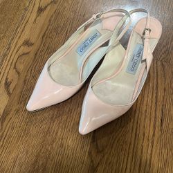 Jimmy Choo Beige/blush pink Heel - Sz 37.5